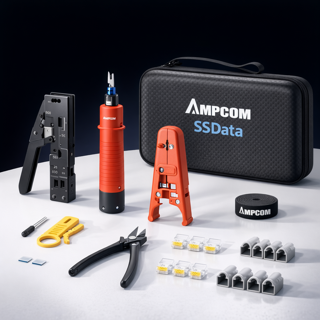 MPCOM RJ45 Pass-Through Crimping Tool Kit
