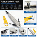 Punch Down Tool with Mini Wire Stripper
