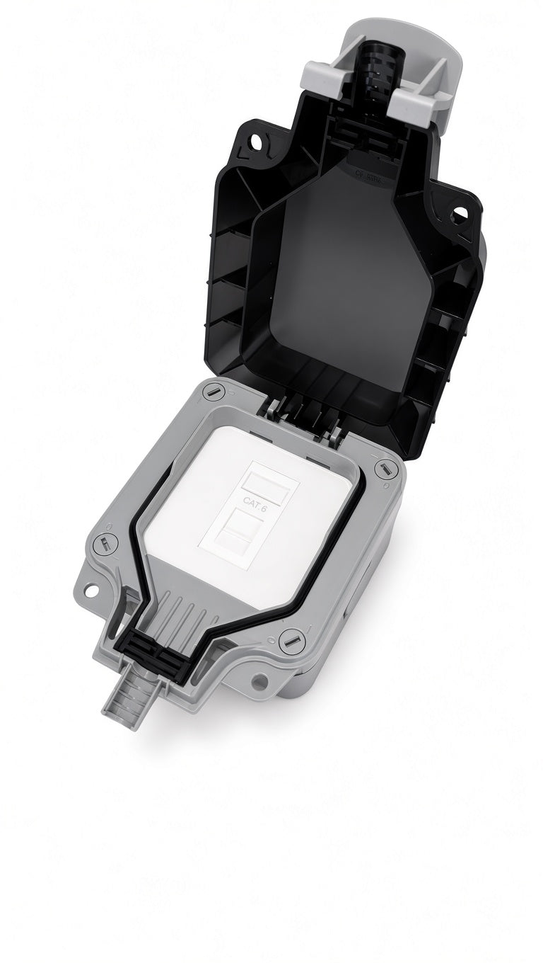 IP66 Cat6 RJ45 Weatherproof Outdoor Ethernet Socket